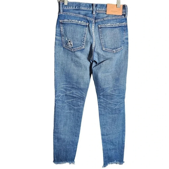 MOUSSY VINTAGE Ingraham Skinny Denim Jeans Dark Blue Size 25 - Picture 10 of 14